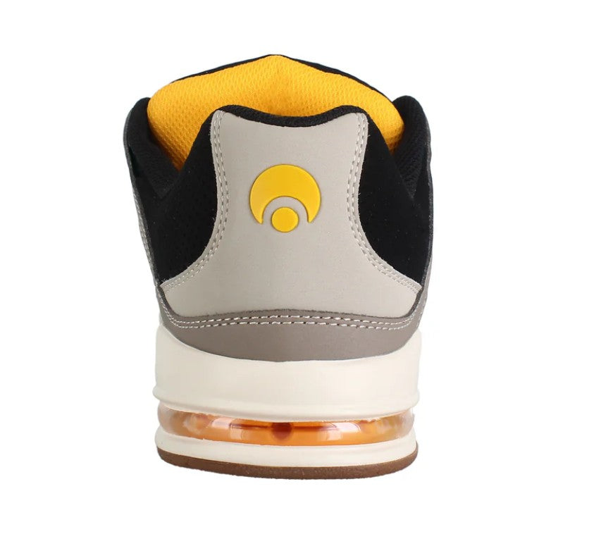 OSIRIS SHOES PIXEL BLACK YELLOW GREY TRAINERS