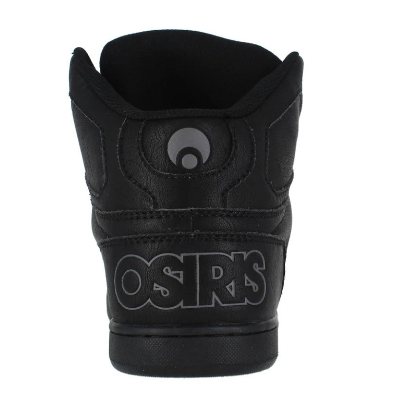 OSIRIS SHOES NYC 83 CLK BLACK BLACK WRINKLE TRAINERS