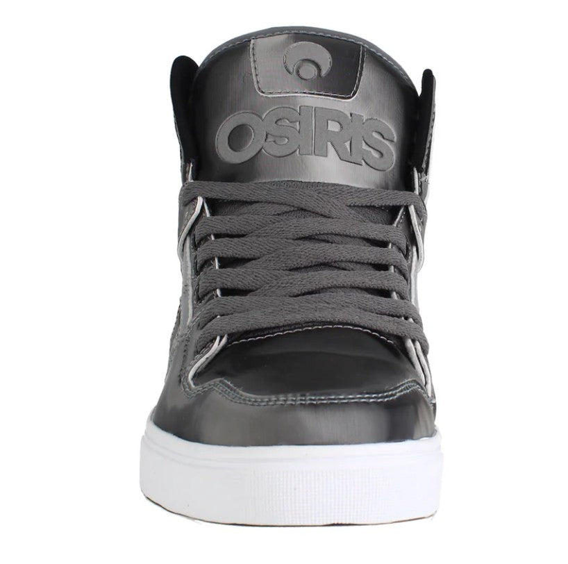 OSIRIS SHOES CLONE SILVER BLACK HALO TRAINERS