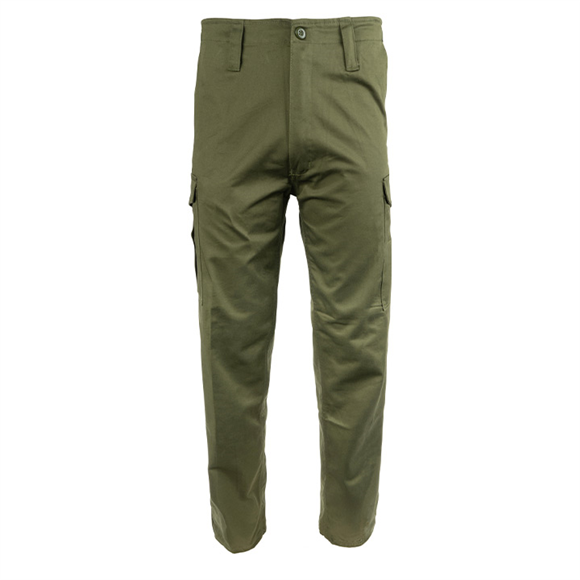 KHAKI GREEN HEAVYWEIGHT COMBAT TROUSERS