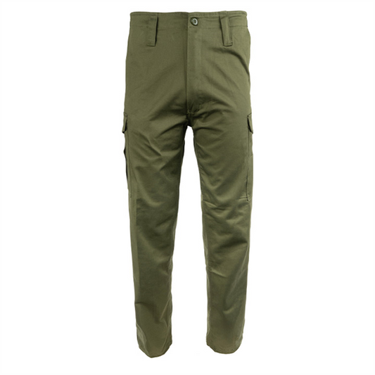 KHAKI GREEN HEAVYWEIGHT COMBAT TROUSERS