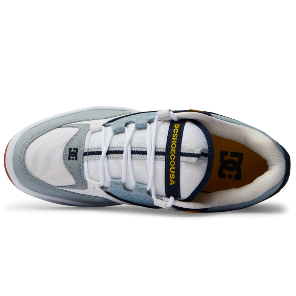 DC SHOES KALYNX ZERO WHITE GREY TRAINERS