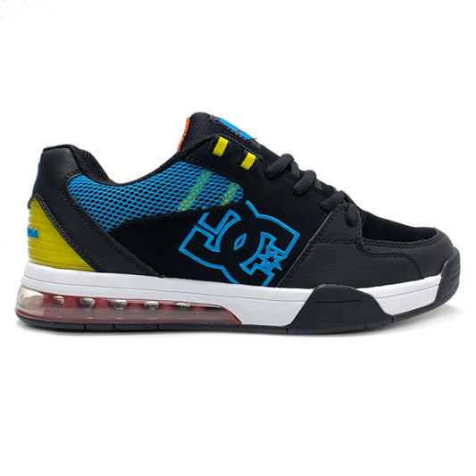 DC SHOES VERSATILE SHADOW OLYMPIC BLUE & LIME GREEN TRAINERS