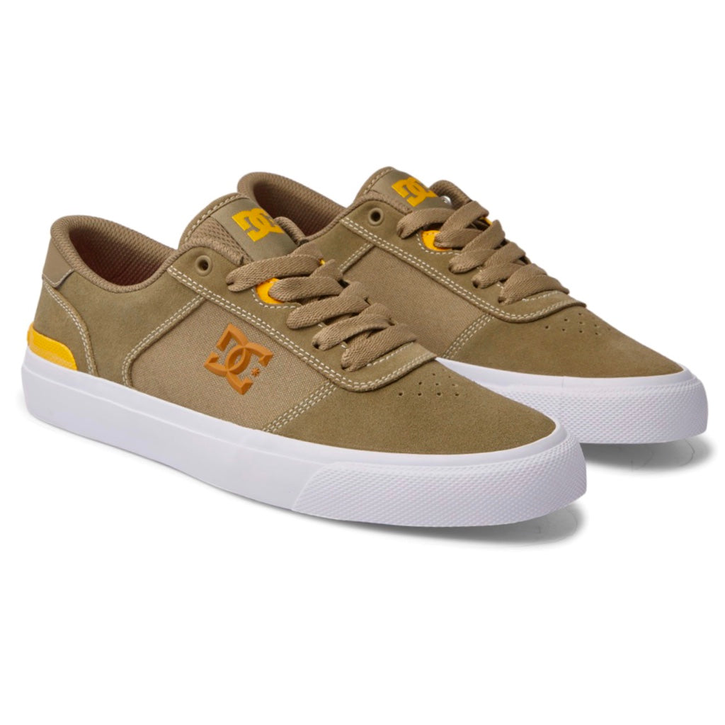 DC SHOES TEKNIC S ARMY OLIVE GREEN TRAINERS