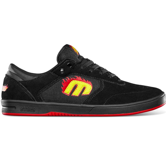 ETNIES WINDROW X SANTA CRUZ BLACK RED BLACK TRAINERS