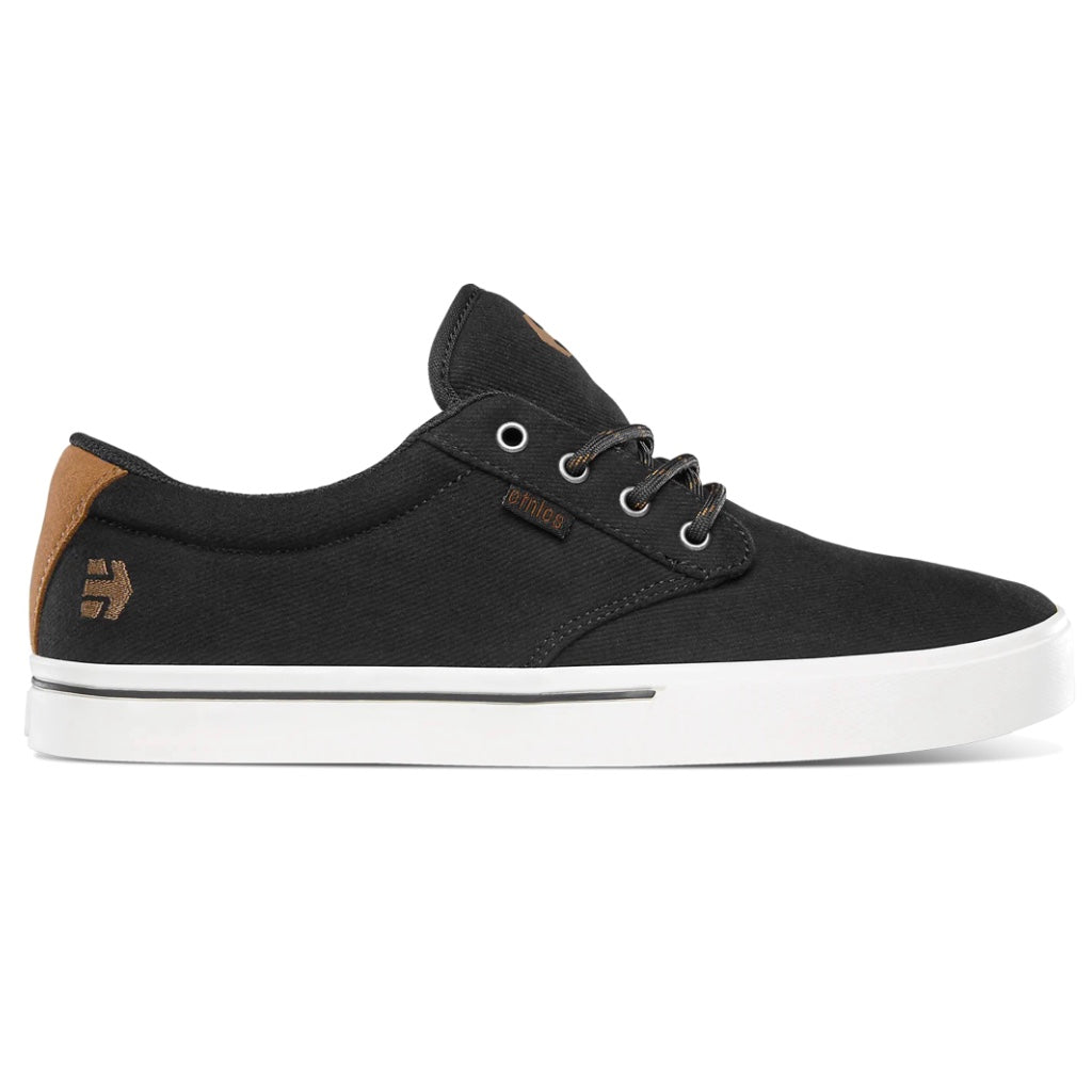 ETNIES JAMESON 2 ECO BLACK & WHITE TRAINERS