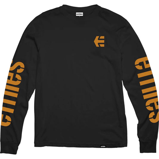 ETNIES ICON LS BLACK GUM T- SHIRT