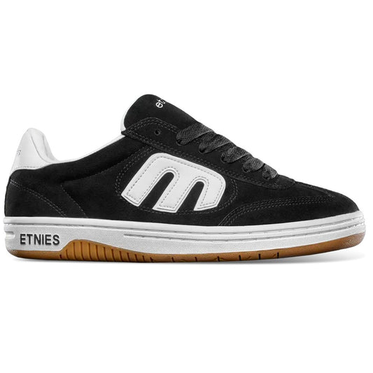 ETNIES LOCUT BLACK & WHITE TRAINERS