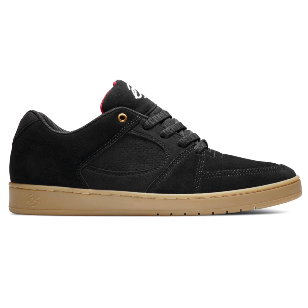 ÉS ACCEL SLIM BLACK GUM TRAINERS