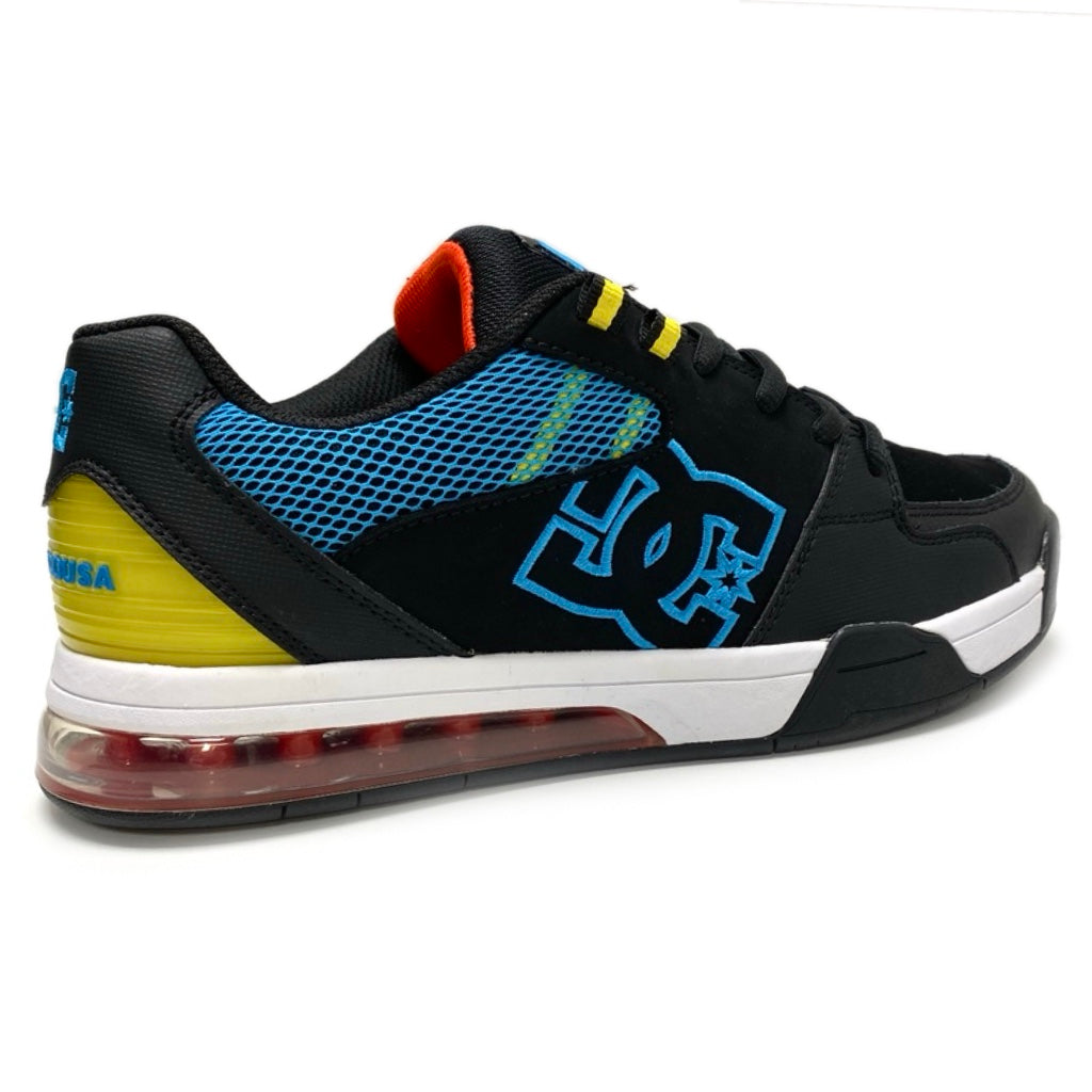 DC SHOES VERSATILE SHADOW OLYMPIC BLUE & LIME GREEN TRAINERS