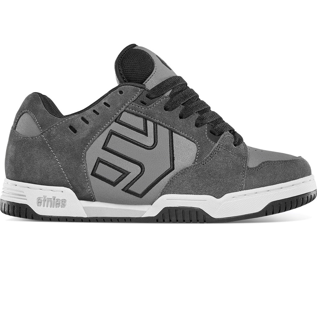 ETNIES FAZE GREY BLACK TRAINERS