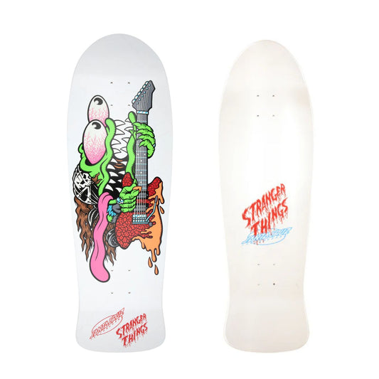 SANTA CRUZ DECK STRANGER THINGS MEEK SLASHER WHITE 10.1