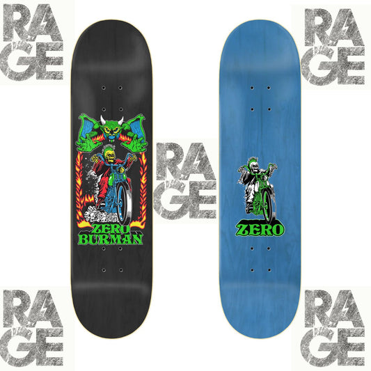 ZERO SKATEBOARD BURMAN HELL RIDE DECK 8.25