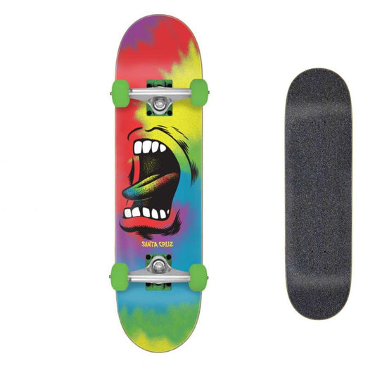 Santa Cruz Complete Big Mouth Tie Dye Full Complete Skateboard 8