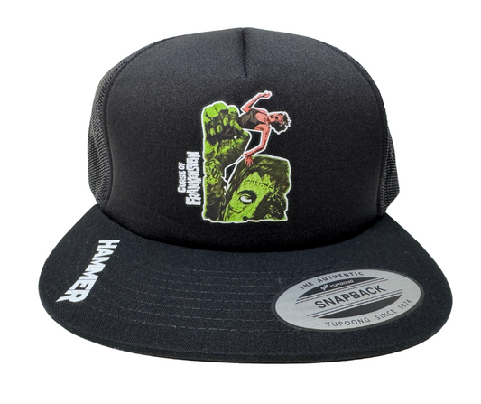 HAMMER HOUSE OF HORROR CURSE OF FRANKENSTEIN TRUCKER CAP