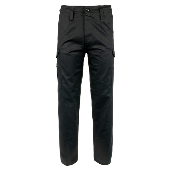 BLACK HEAVYWEIGHT COMBAT TROUSERS