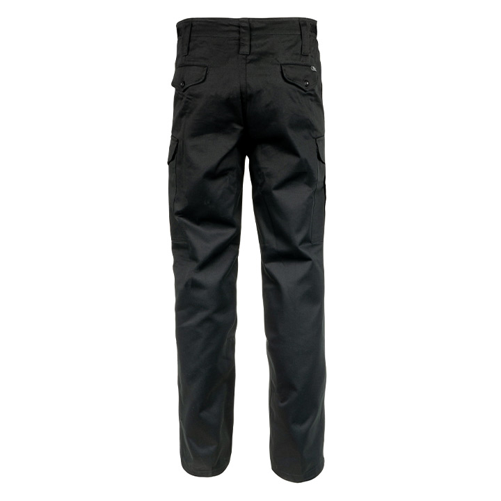 BLACK HEAVYWEIGHT COMBAT TROUSERS