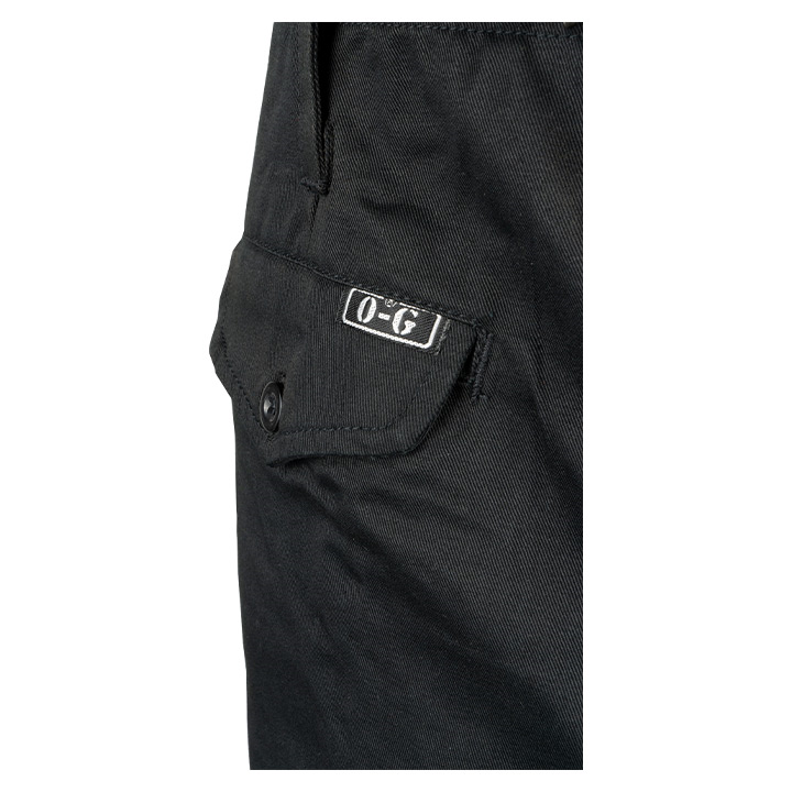BLACK HEAVYWEIGHT COMBAT TROUSERS
