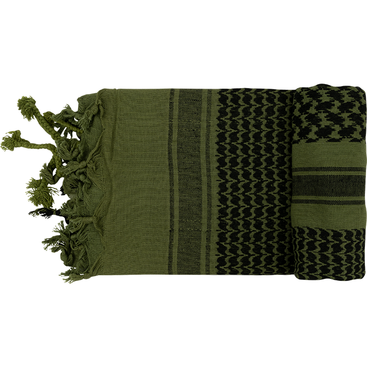 Army Shemagh Scarf Dark Khaki Green