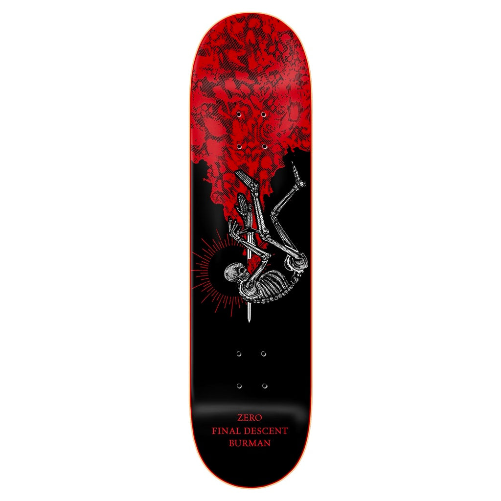 ZERO SKATEBOARD BURMAN - FINAL DESCENT DECK 8.25"