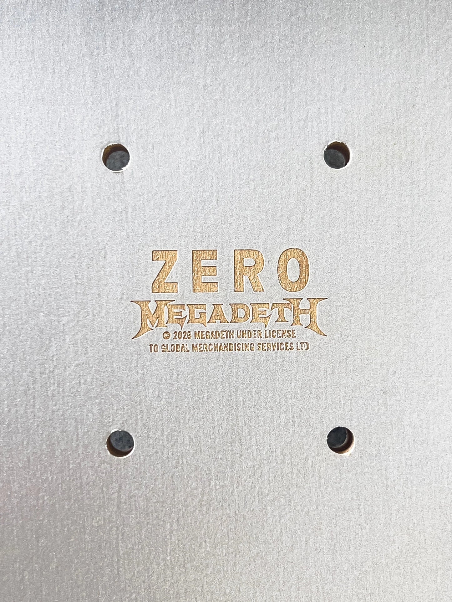 Zero Skateboard Deck Megadeth 8.25"