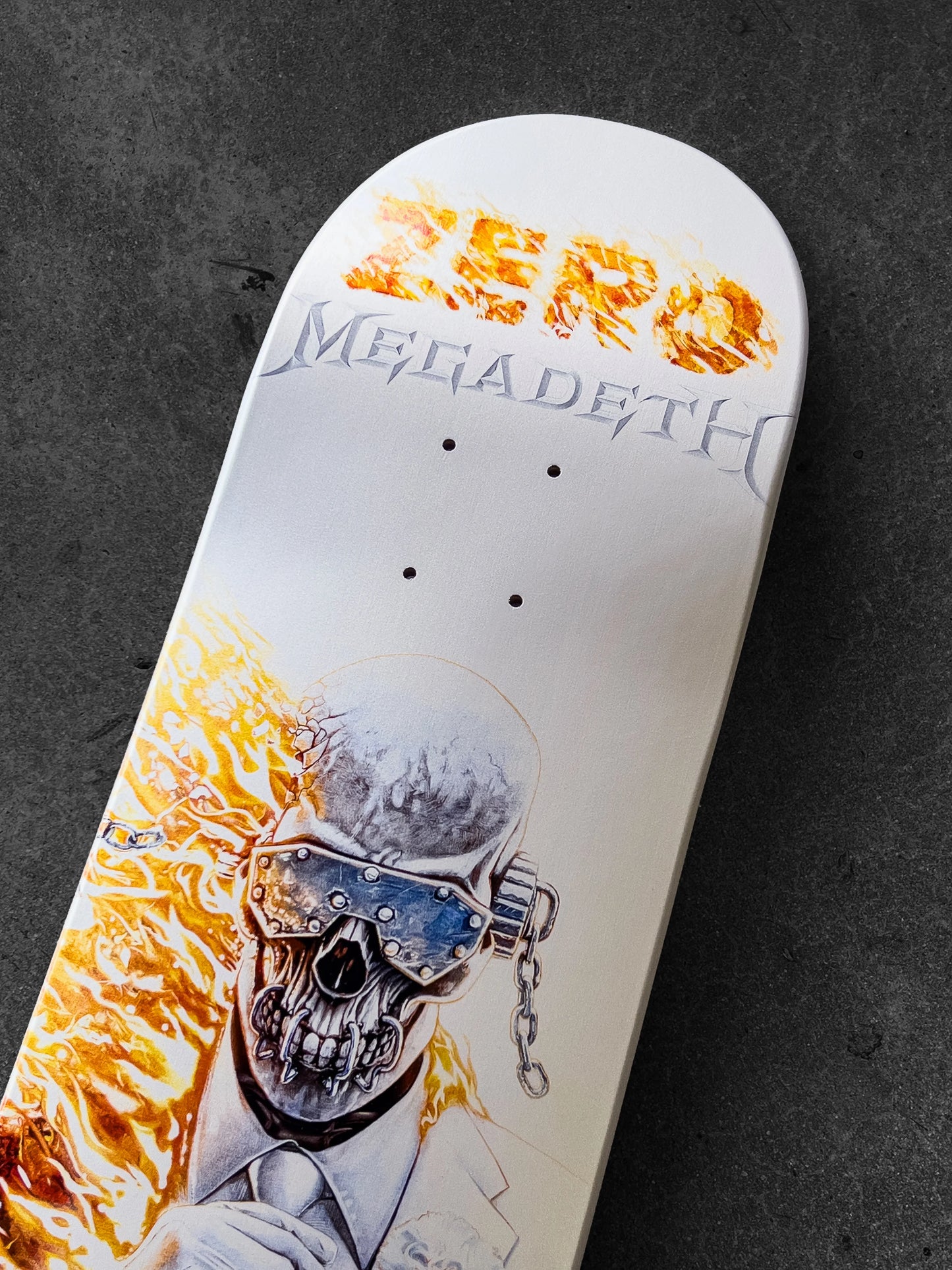 Zero Skateboard Deck Megadeth 8.25"