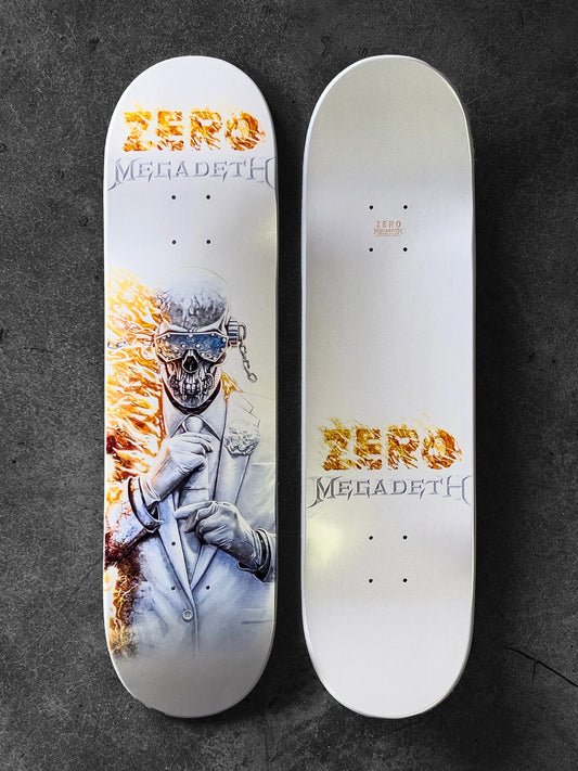 Zero Skateboard Deck Megadeth 8.5"