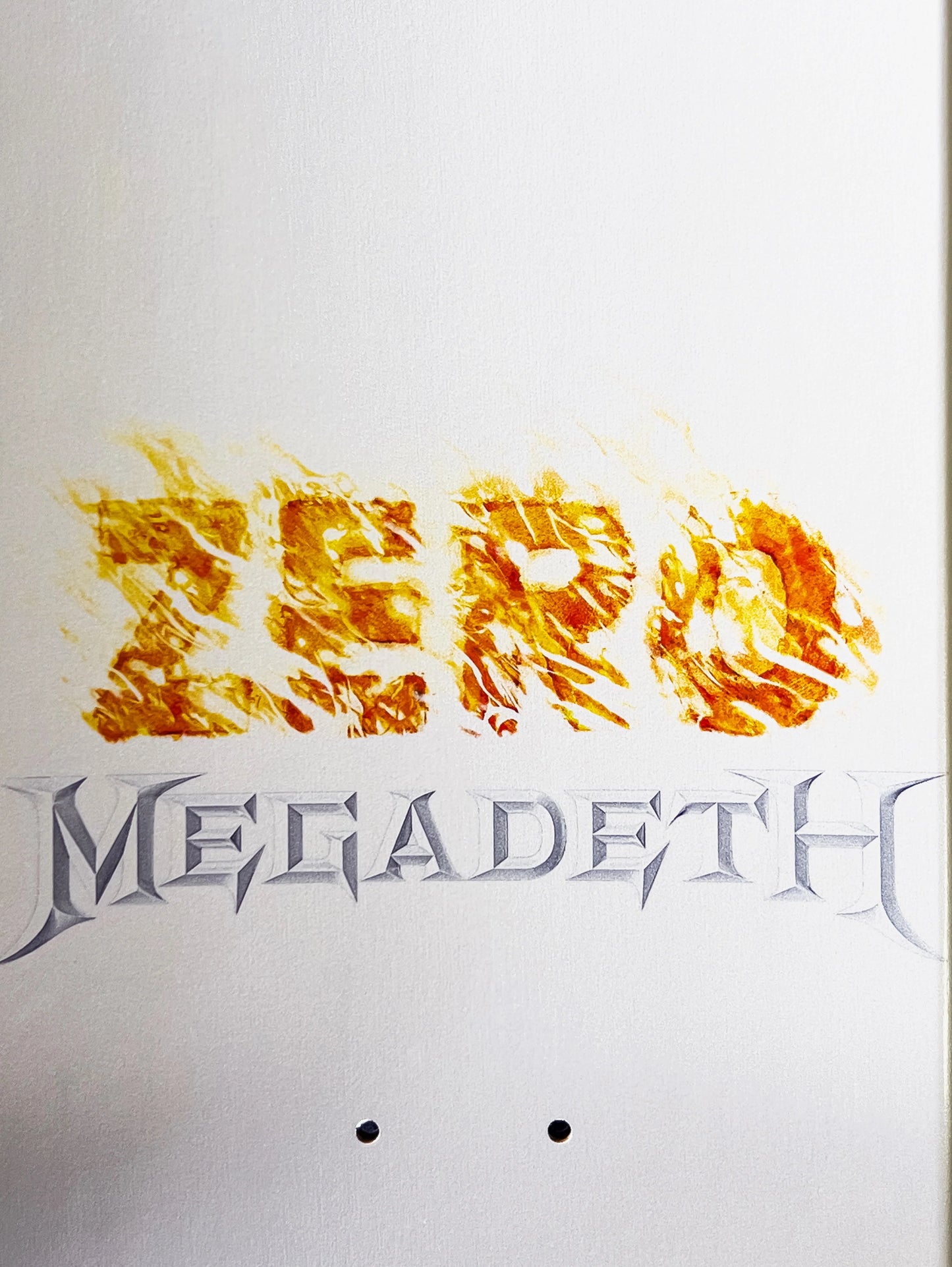 Zero Skateboard Deck Megadeth 8.25"