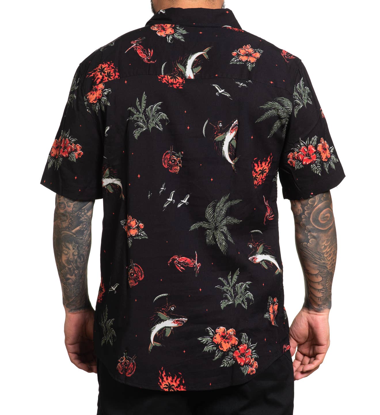 SULLEN CLOTHING REAPER SHARK WOVEN SHIRT