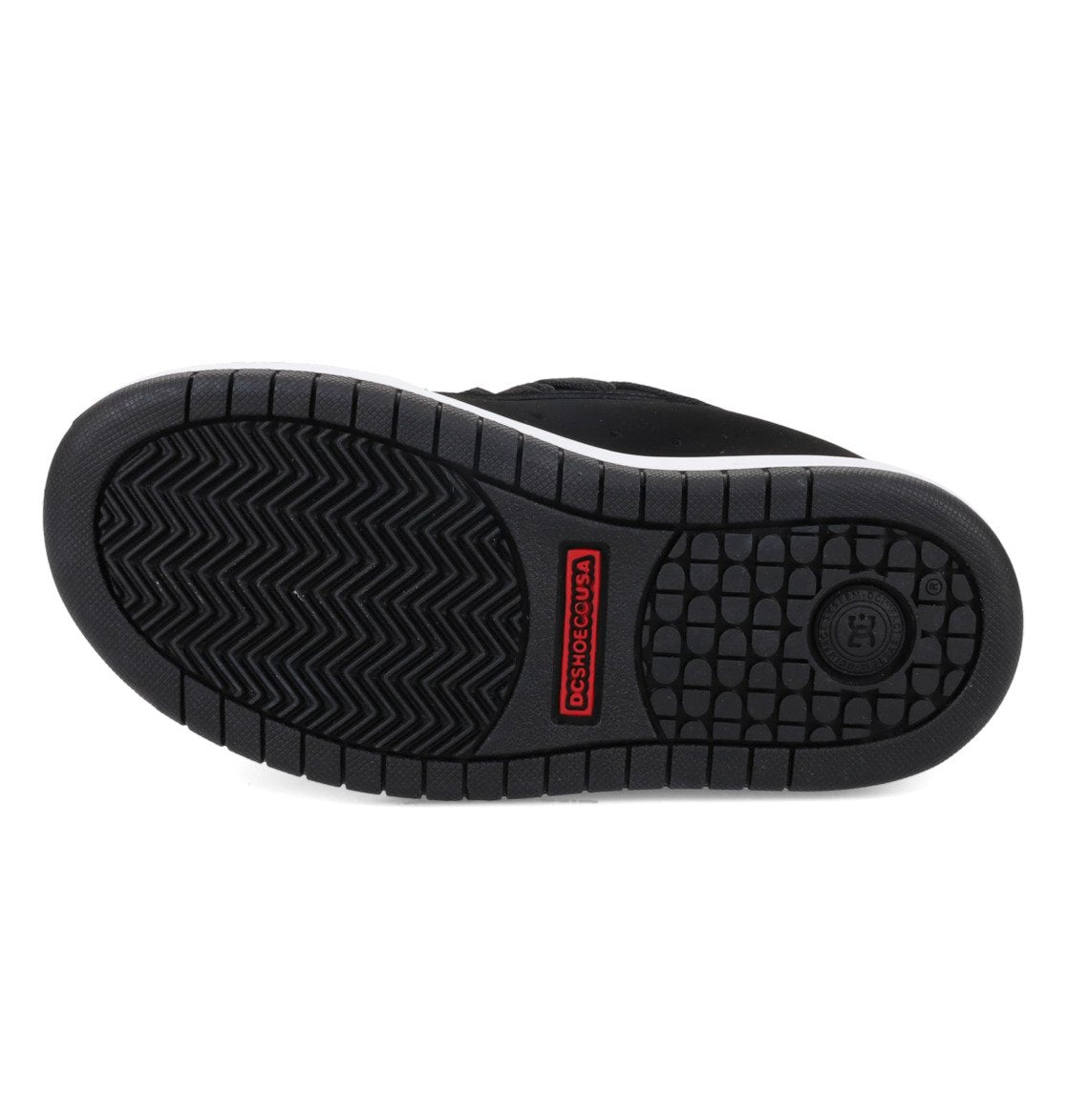 DC SHOES COURT GRAFFIK BLACK WHITE RED TRAINERS