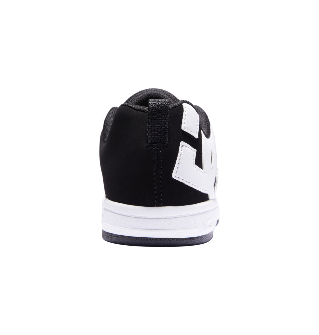 DC SHOES COURT GRAFFIK BLACK WHITE YOUTH TRAINERS