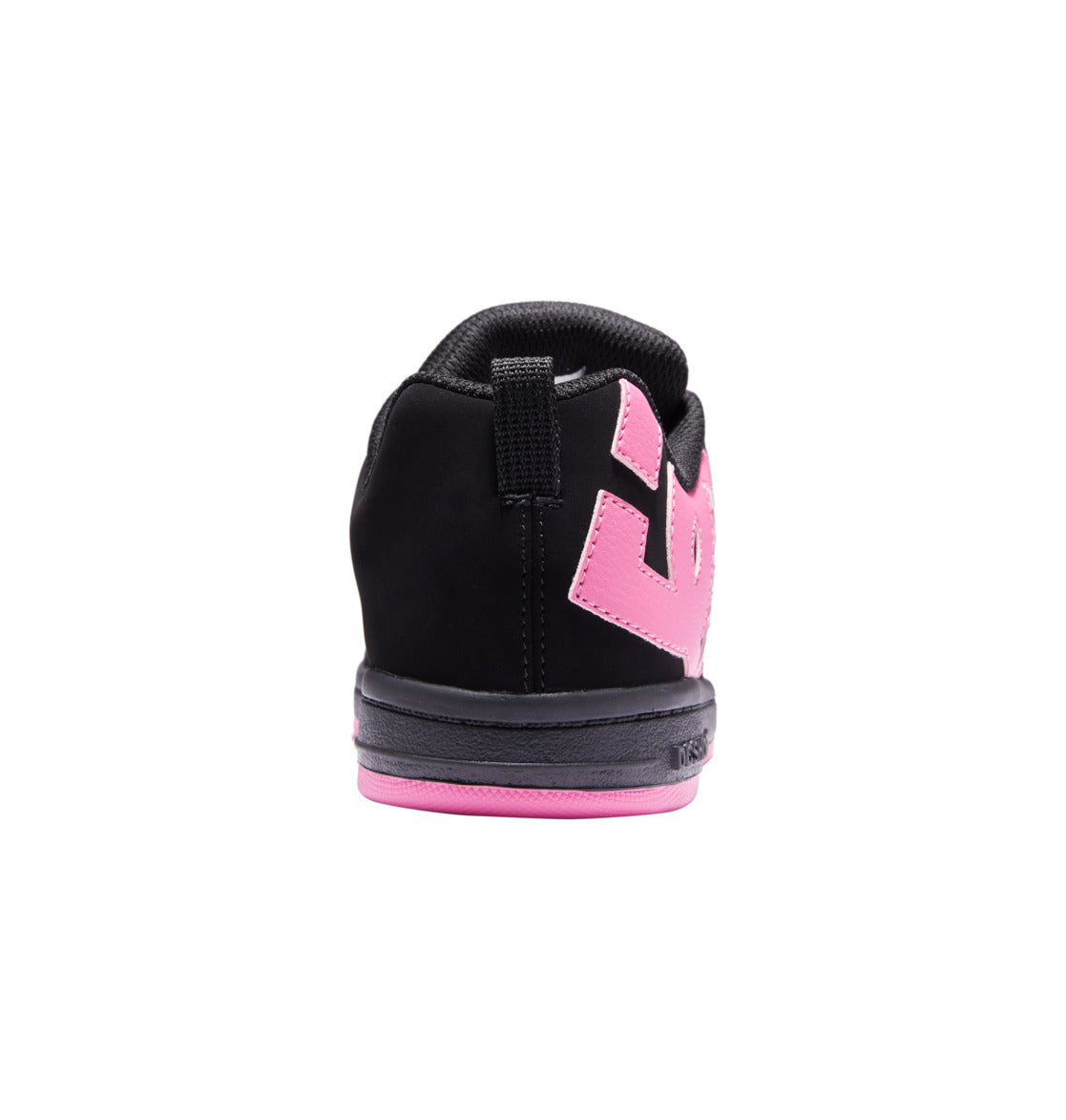 DC SHOES COURT GRAFFIK BLACK PINK YOUTHS TRAINERS