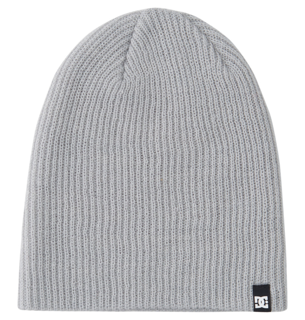 DC SHOES SKULLY GREY BEANIE HAT