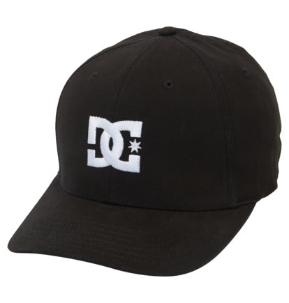 DC SHOES CAP STAR FLEXFIT BLACK CAP