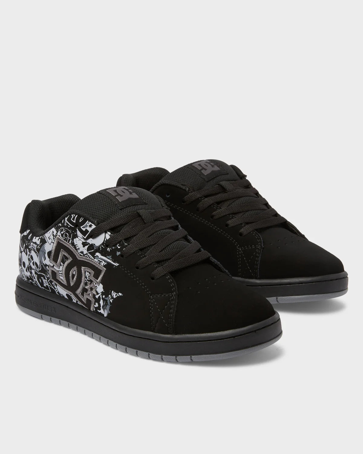 DC SHOES GAVELLER BLACK DK GREY TRAINERS