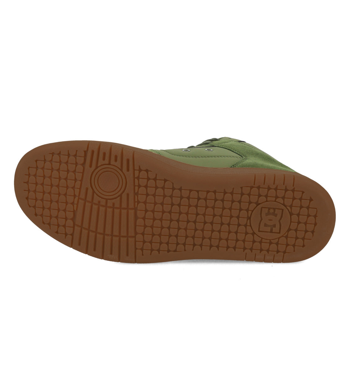 DC SHOES MANTECA 4 HI GREEN GUM TRAINERS