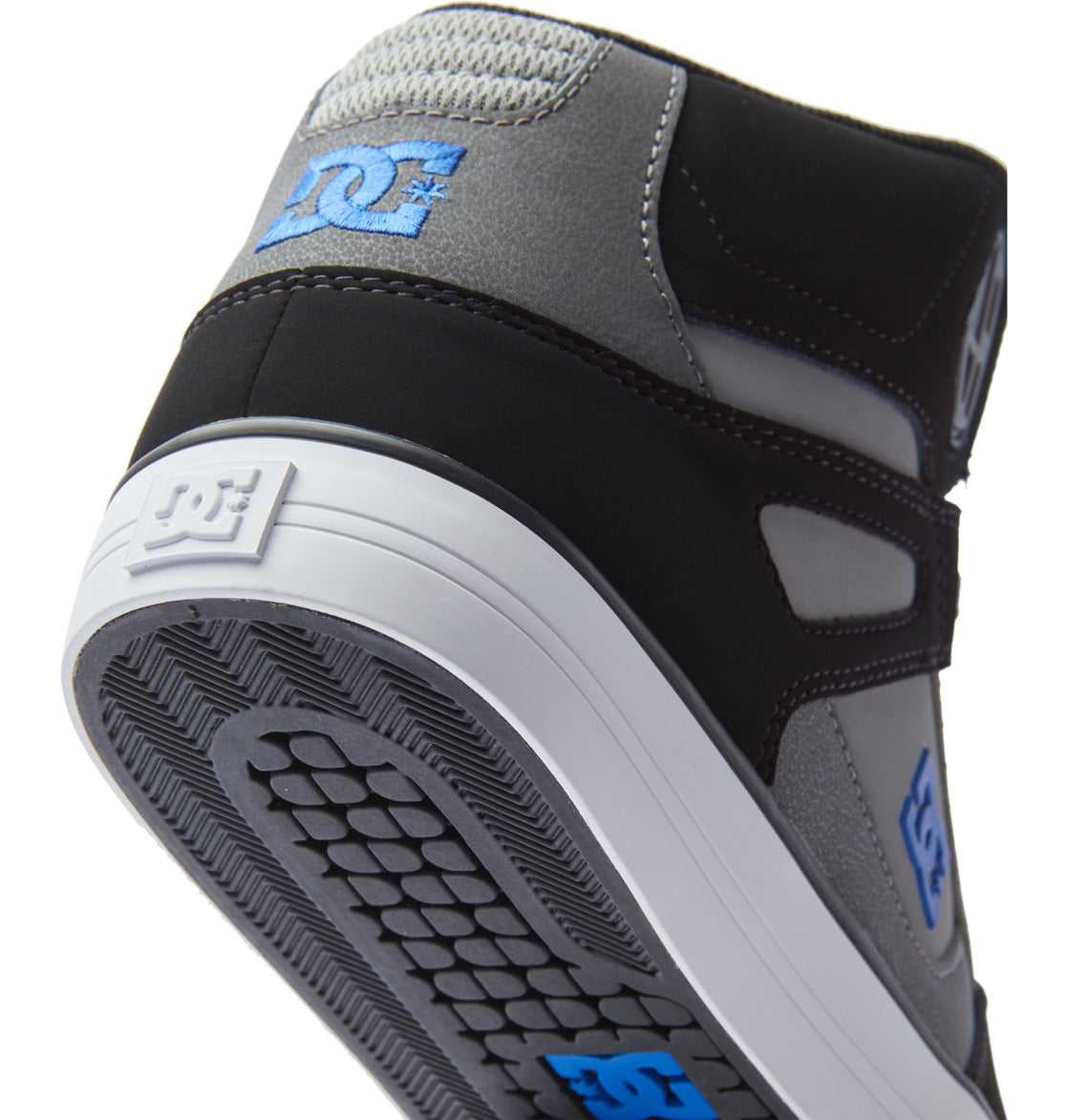 DC SHOES PURE HIGH TOP WC BLACK GREY BLUE TRAINERS