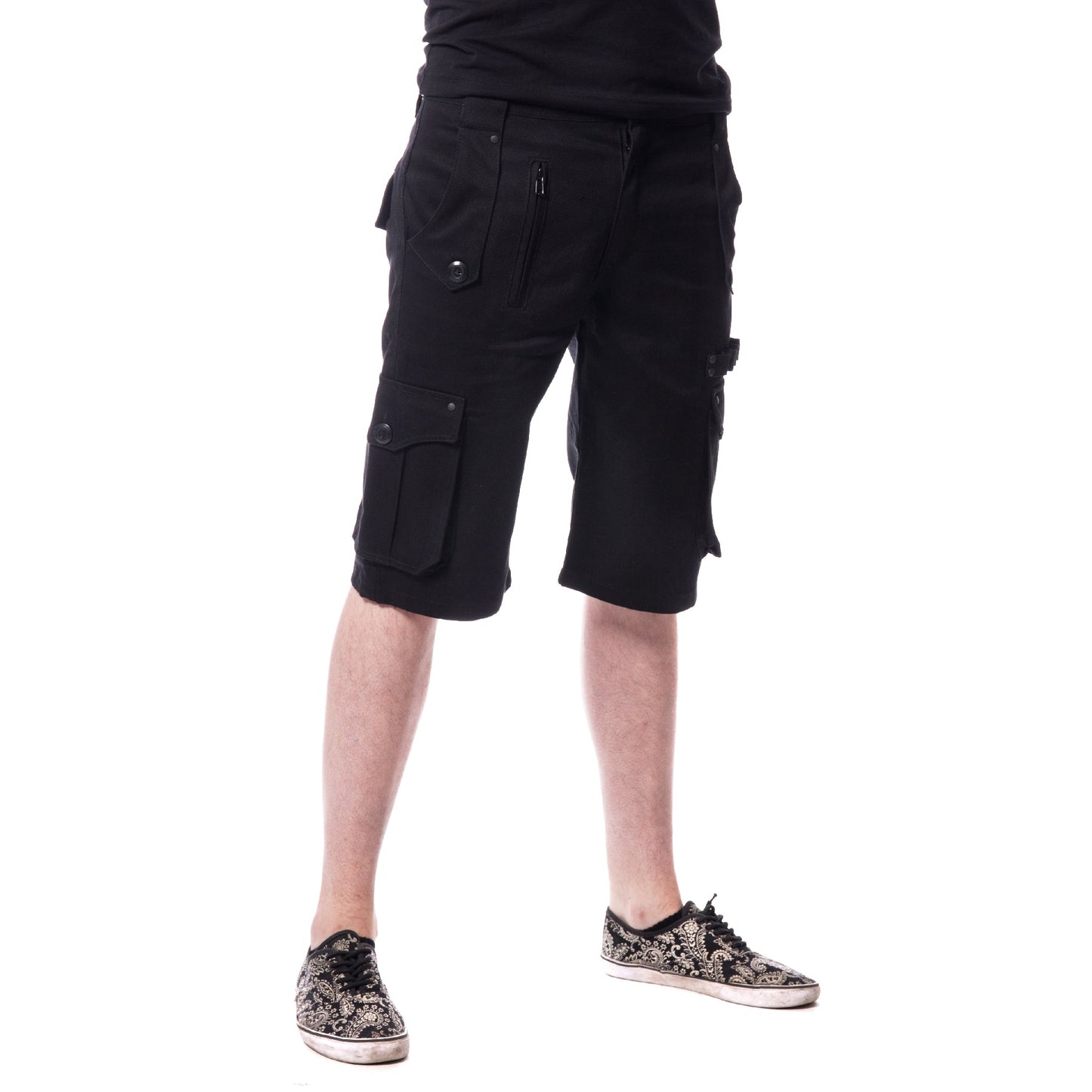 VIXXIN MENS ALERON SHORTS BLACK