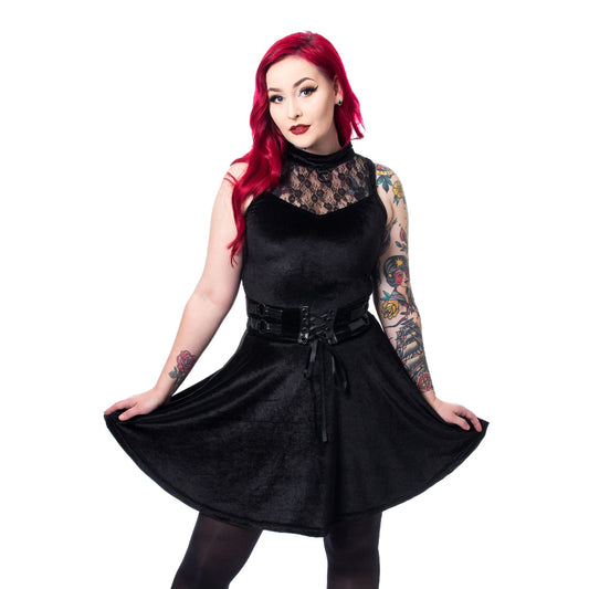 POIZEN CHEMICAL ALYSSA DRESS BLACK
