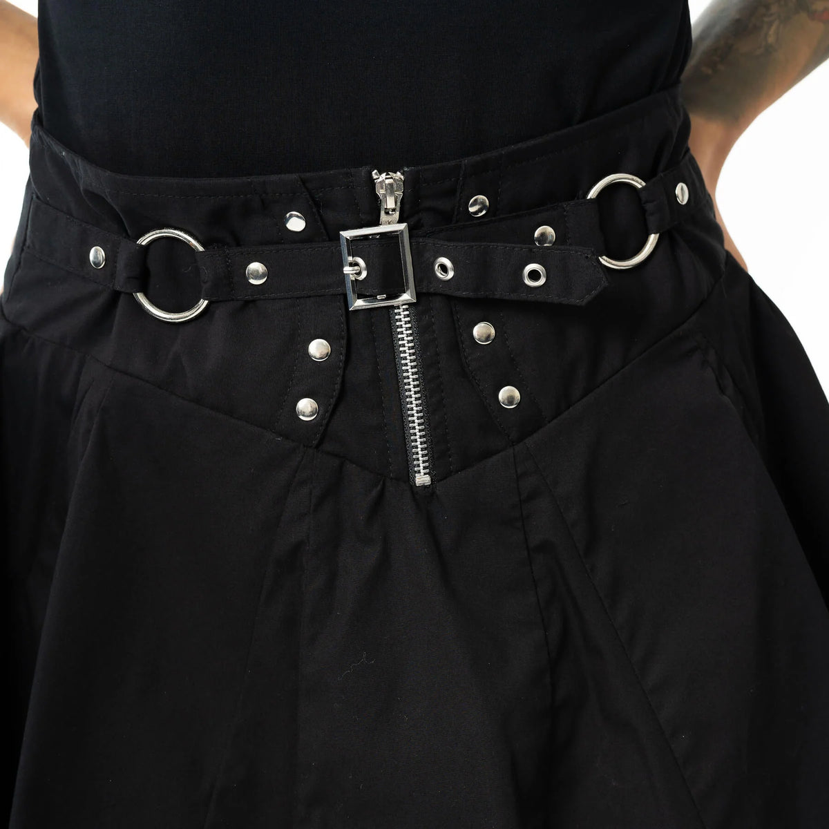 POIZEN VIXXSIN BEAU SKIRT LADIES BLACK