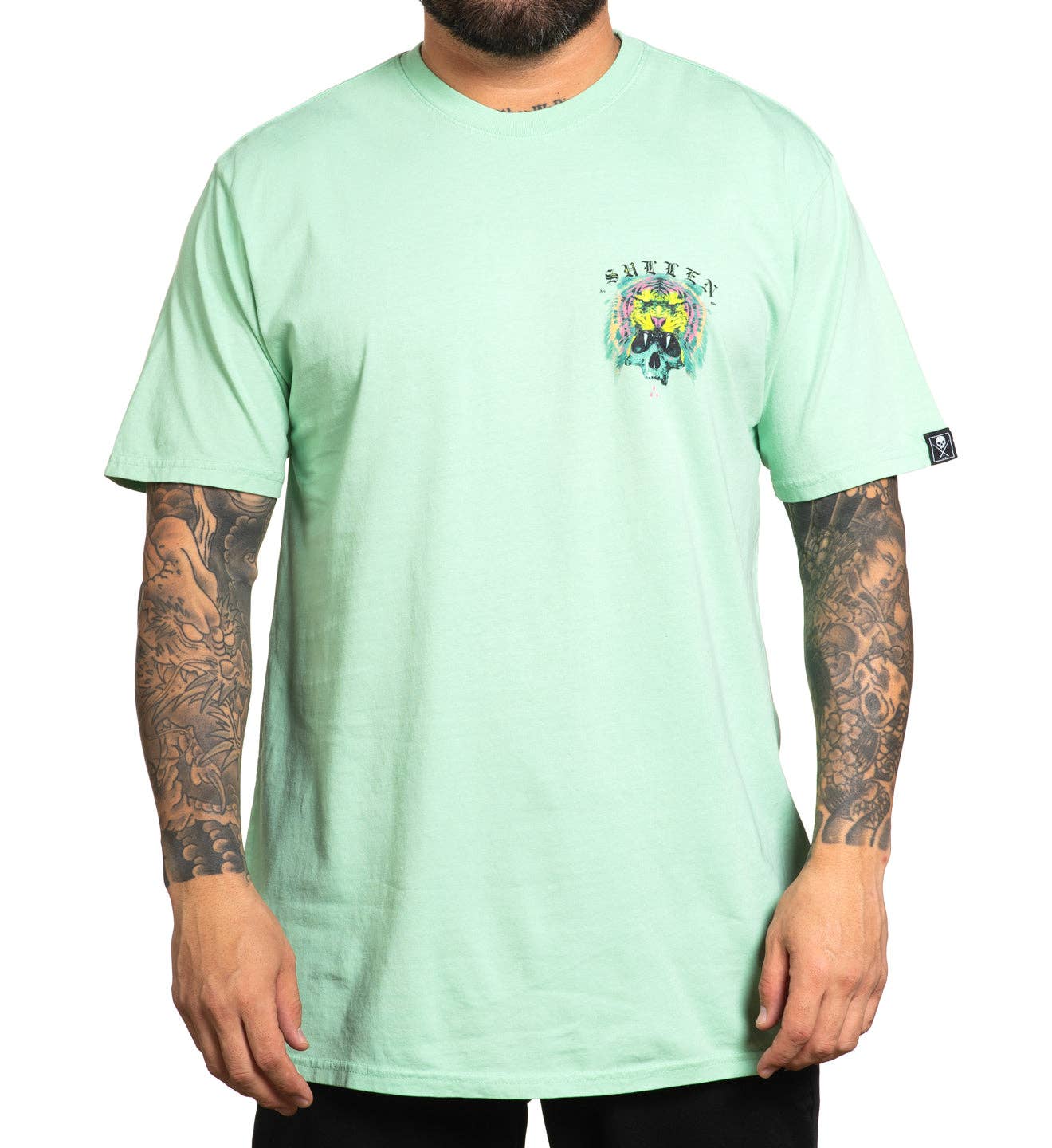 SULLEN CLOTHING NEON RITUALS NEPTUNE GREEN PREMIUM T-SHIRT