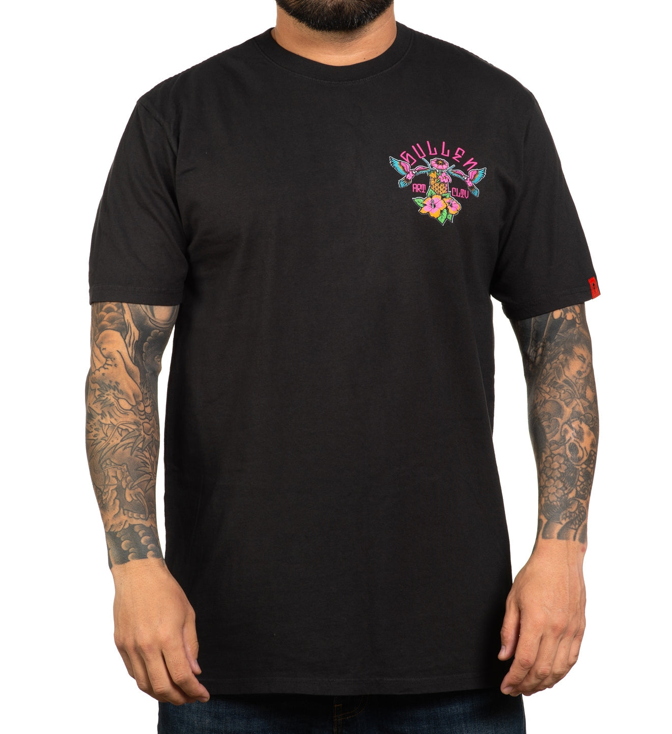 SULLEN CLOTHING TWIN FALLS VINTAGE BLACK PREMIUM T-SHIRT (L)