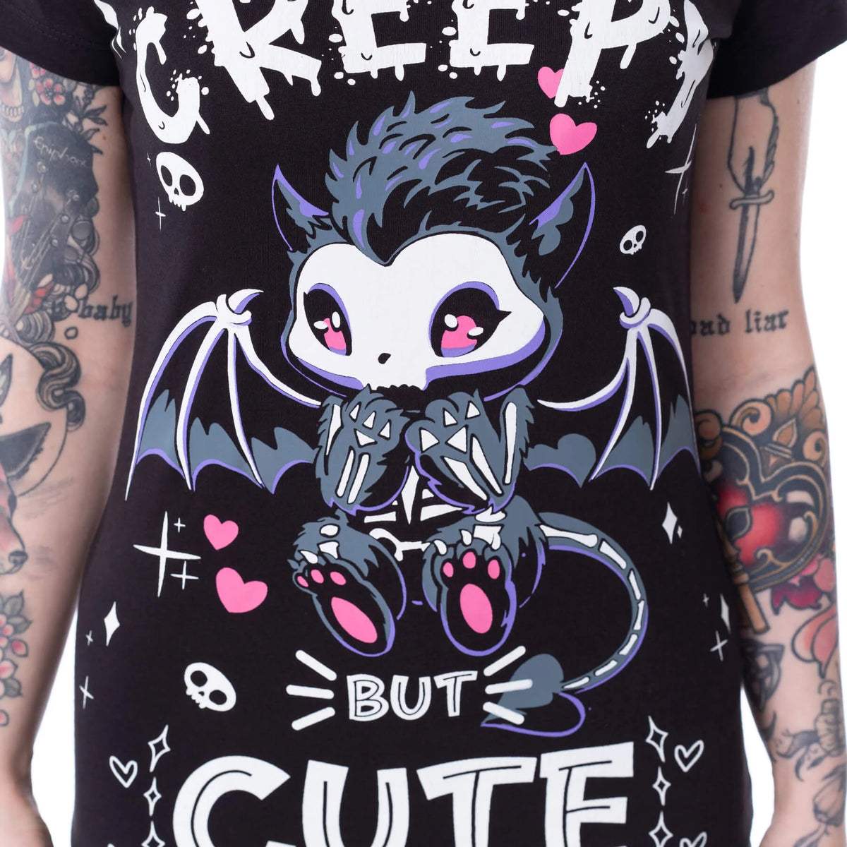 CUPCAKE CREEPY CUTE T SHIRT LADIES