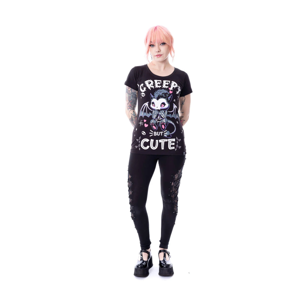CUPCAKE CREEPY CUTE T SHIRT LADIES