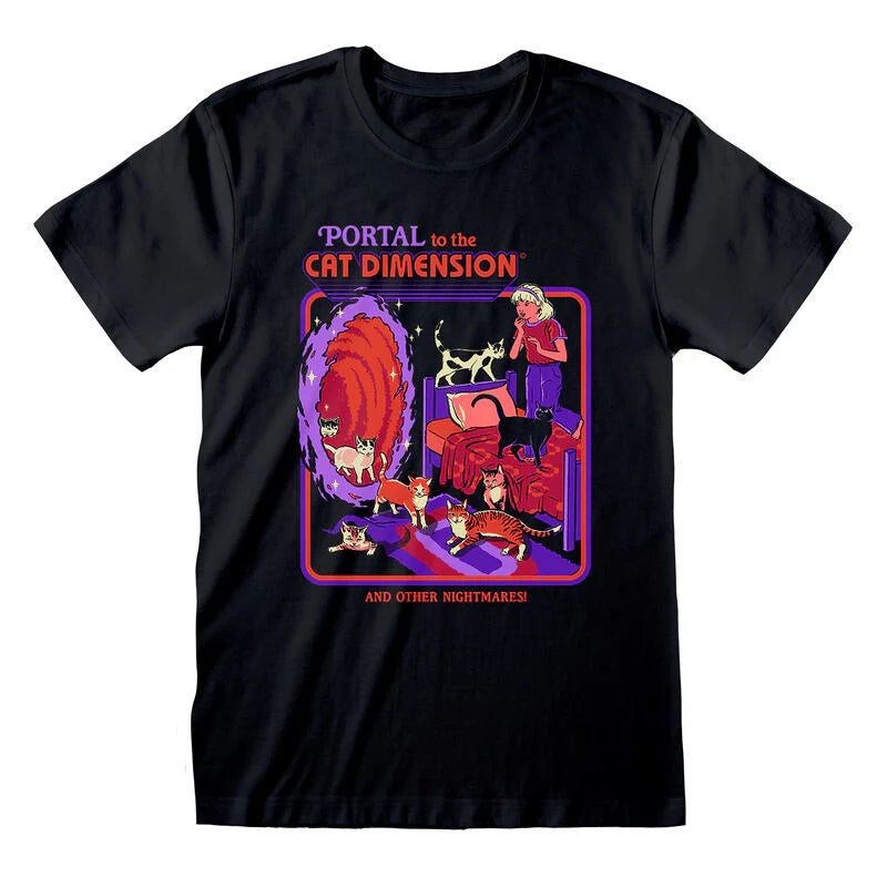 STEVEN RHODES CAT DIMENSION T-SHIRT