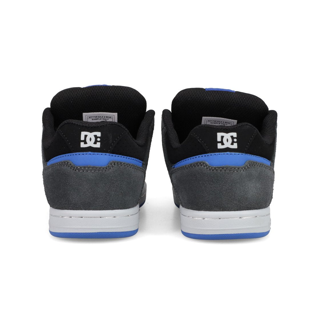 DC SHOES STAG GREY BLACK BLUE YOUTHS TRAINERS