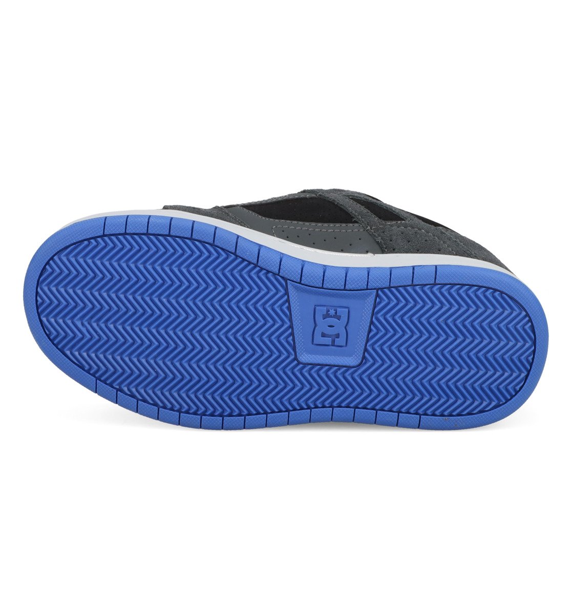 DC SHOES STAG GREY BLACK BLUE YOUTHS TRAINERS