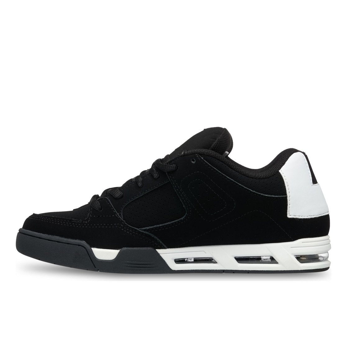 DC SHOES COMMAND BLACK WHITE TRAINERS