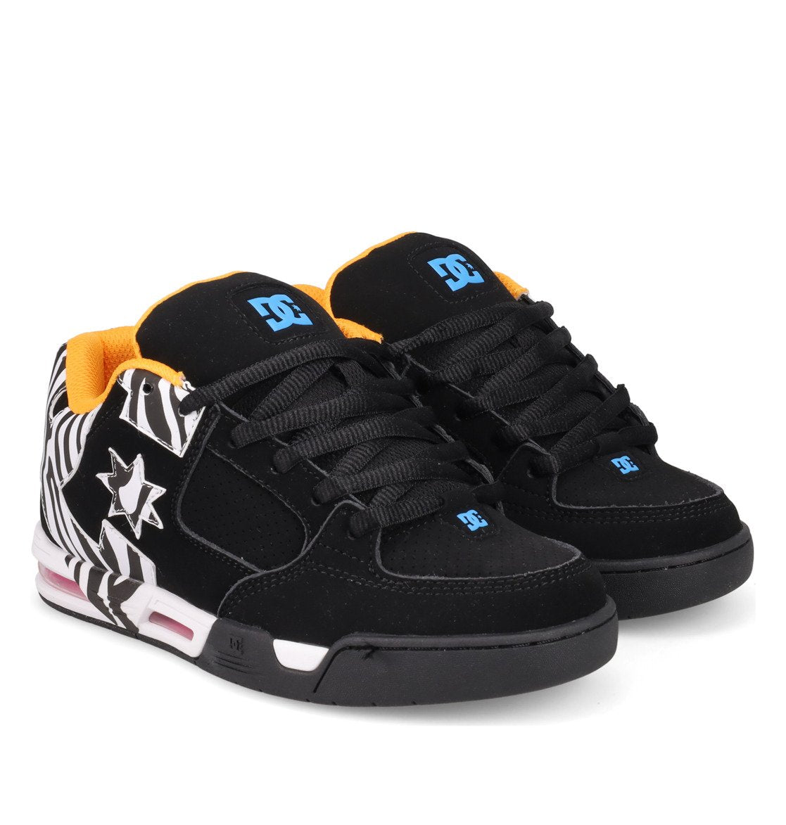 DC SHOES COMMAND BLACK WHITE MULTI WOMEN'S TRAINERS