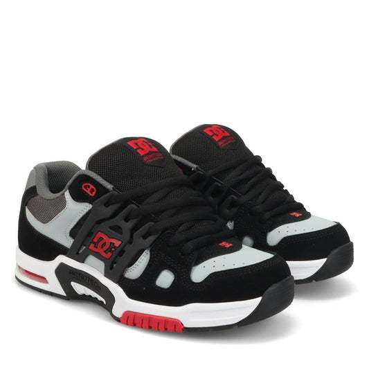 DC SHOES AT-2 BLACK GREY RED TRAINERS
